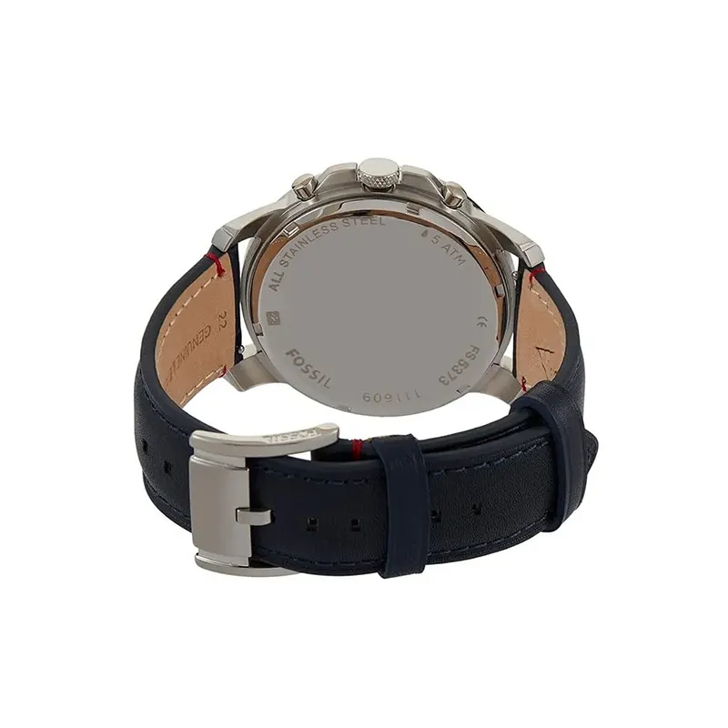 Fossil Sporty Grant Chronograph Blue Dial Men's Watch- FS5373